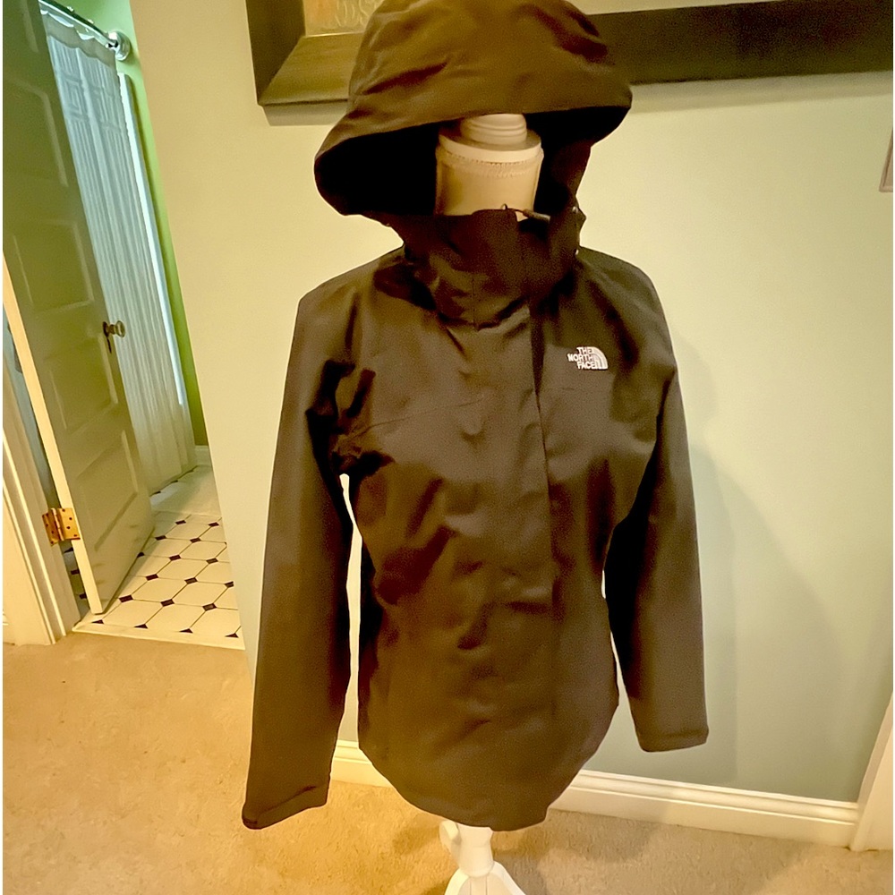 The North Face black Carto double jacket